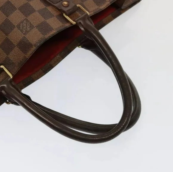 LOUIS VUITTON Damier Ebene Sac Plat Hand Bag LV Auth. 78325 - Picture 6 of 13